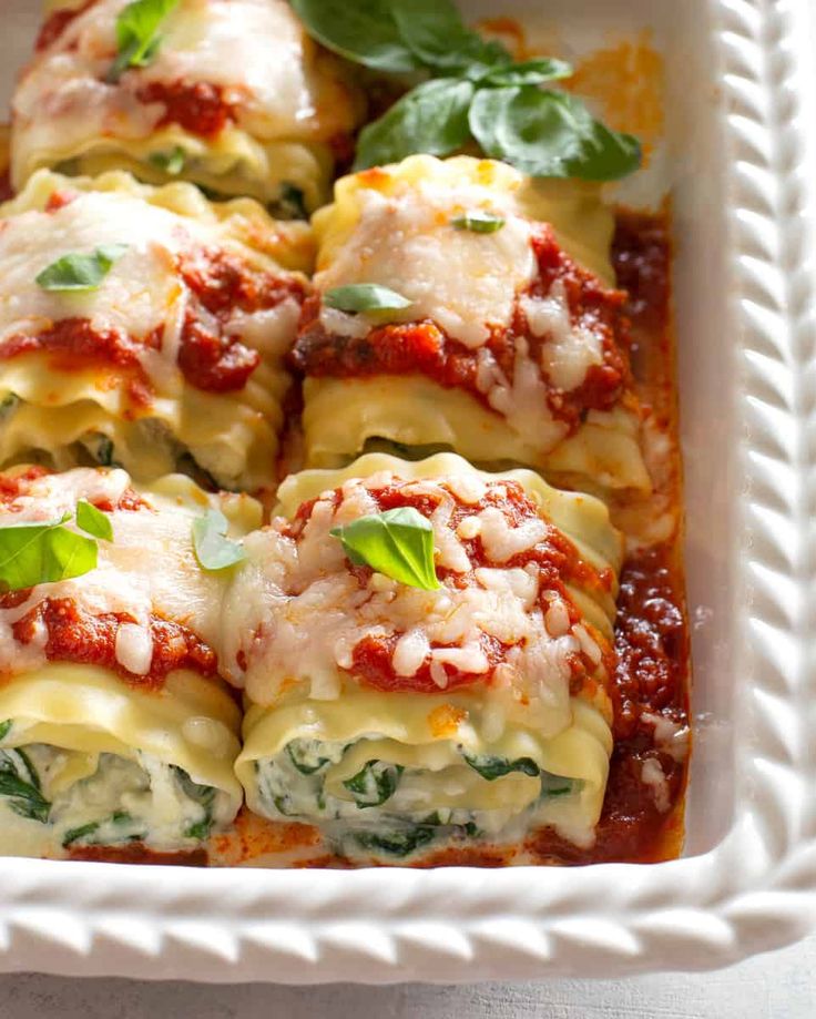 Delicious and Nutritious: Veggie Lasagna Roll Ups